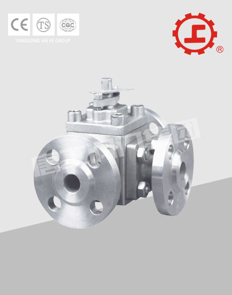 FORGED STEEL 3 WAY BALL VALVE